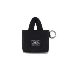 브랜드정품 리 LEE 퀼팅 미니백 키링 블랙 361869