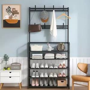 신발 정리대 슈즈렉 가방걸이 옷걸이 슈랙 행거 4단 신발정리대 슈랙행거 멀티신발장 신발장