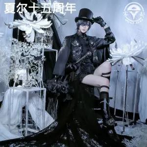 흑집사 코스튬 블랙 시엘 항공발송 팬텀하이브 포기 집사 풀세트 파티 할로윈