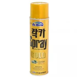 [골드스마일]일신 락카 스프레이 420ml(골드)