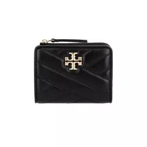 [신세계라이브쇼핑]토리버치 153121 001 키라 쉐브론 바이폴드 지퍼 반지갑