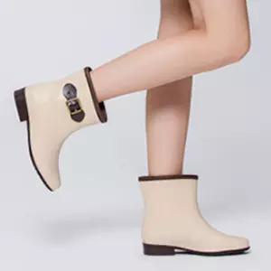 패션부츠 패션 텃밭 첼시 장마철 여성 앵클 신발 사이드버클 [mAC64E3]