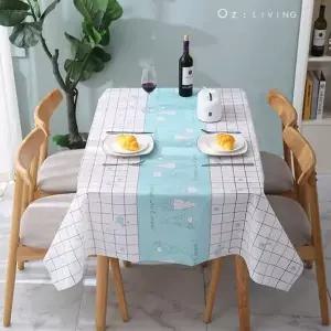 오즈리빙 방수식탁보137X180 캠핑용 테이블보 식탁보