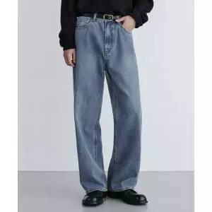 브랜디드 [4월 23일 배송] EXTRA WIDE DENIM PANTS [MEDIUM BLUE] 470651