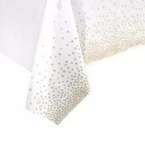 PW 황금도트테이블보(화이트) 생일파티 기념일