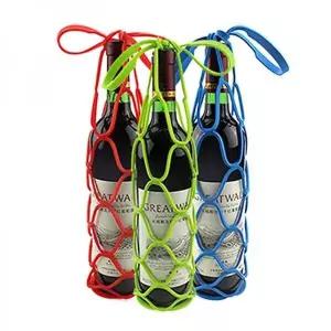 실리콘 와인백 포장 바구니 냄비받침 겸용 DD-12297