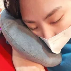 메모리폼 목쿠션 자동차 목베개 차량용 경추 여행 목편한