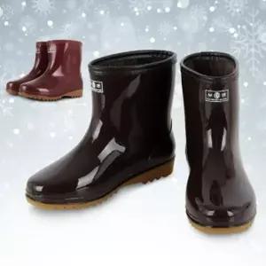 방한 주방 장화 선상 주방화 털 낚시 조리화 안전