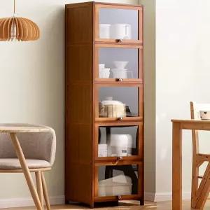 수납장 주방틈새장 원목 주방 보관함 틈새장 수납함 선반 틈새 수납선반