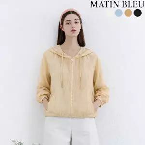 [마틴블루]시스루 후드 점퍼