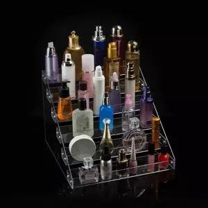 매니큐어진열대 아크릴 6단 매니큐어 진열대 화장품 계단식정리대 네일진열대