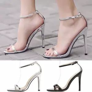 여성 토오픈 펌프스 데일리 샌들 하이힐 킬힐