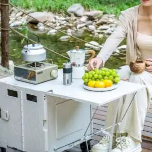 접이식 웨건 카트 수레 커버 다용도 캠핑 감성 야외