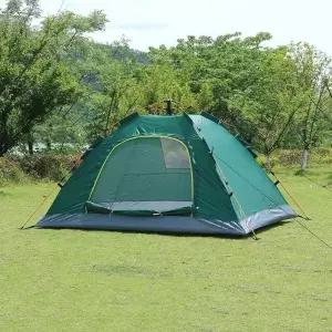 오토텐트 2-3인용 해피캠핑 오토 원터치텐트 야영 방수텐트 팝업텐트