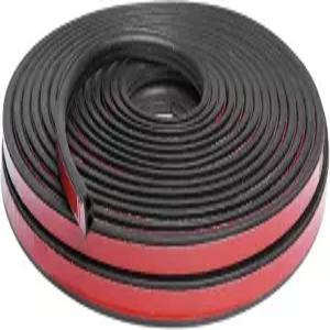 자동차 도어 씰 스트립 39.3피트 길이의 자가 접착식 자동 고무 웨더 스트리핑 드래프트 이중 구멍이 있는