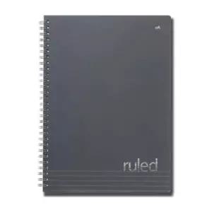 [문구/오피스] 더블에이 룰드 절취 스프링노트 B5/다크그레이 -박스