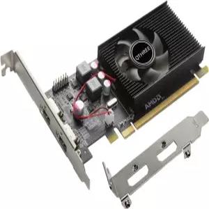 QTRIE Radeon HD 6570 로우 프로파일 그래픽 카드 듀얼 HDMI 1GB GDDR3 64비트 PC 게임용 데스크톱 비디오