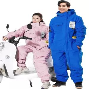 겨울용 방한 작업복 오토바이 우주복 바람막이 스키복 바이크복 배달대행