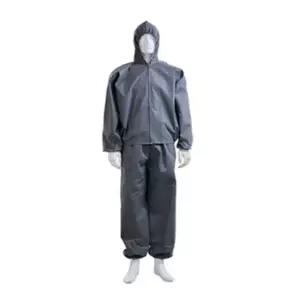 케어맨 MEX452 M-10 SBW 투피스 보호복/작업복 (회색) 피스복
