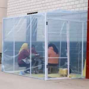 투명 어닝 농막 야외 테라스 햇살방 비가림 현관 캐노피 차양막 그늘막