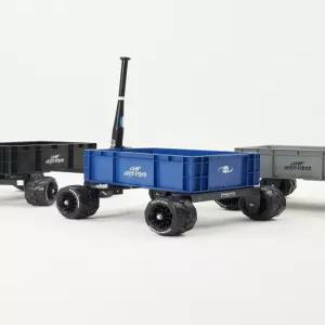 전동 캠핑카트 로봇 리모컨 적재 운반기 짐 트레일러 미포함 휠 리어카 플랫