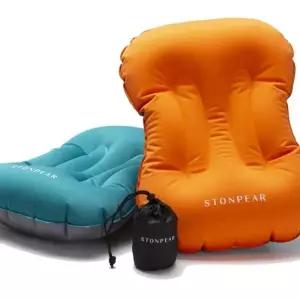 휴대용 필로우 목 쿠션 차박 백패킹 캠핑 에어 베개