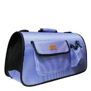 [반려] 천국 이동가방 스포츠 줄무늬블루 M