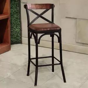 바텐 체어 빈티지 철제 바스툴 업소용 홈바 좌석 클래식 인테리어 스틸