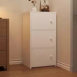 틈새 서랍장 코너형 속깊은 와이드 체스트 노바 오크 좁은 수납함 긴형