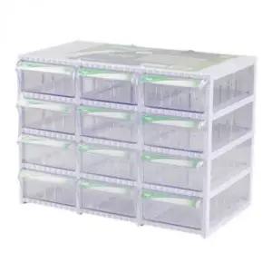 [JED] 수납 케이스 자재 서랍 서랍장 정리함 다용도 투명 사무용