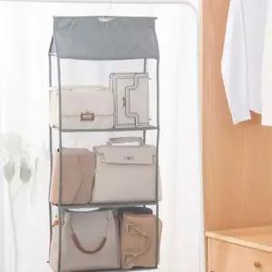 [JED] 케이스 보관 플라스틱 정리함 투명 걸이형 가방 수납