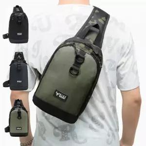 [콩심팥심]TBZ 베이직한 가벼운 소재 생활방수 밀리터리 패턴 슬링백