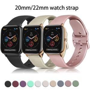 Amazfit GTS 4/3/2e/GTS2 Mini/GTR 42mm/47mm/GTR 4/3 Pro/2/2e 스포츠 팔찌 bip 시계 스트랩 용 20mm/22mm