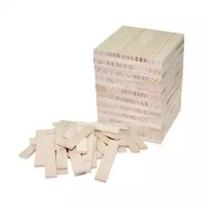 미송 카프라 블럭 100pcs 원목 놀이 쌓기 교구 게임