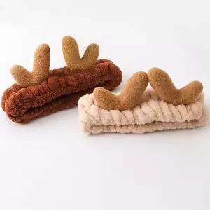 [콩심팥심]TBZ 샤워 세안밴드 루돌프 목욕 헤어밴드 머리밴드