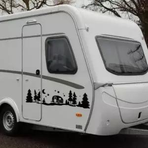 [콩심팥심]TBZ 캠핑카 꾸미기 스티커 카라반 데칼 차박 스티커