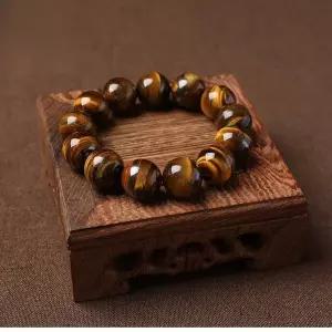 [셀러에이드]TBZ 타이거 아이스톤 브레이슬릿 불교 팔찌 16mm