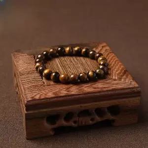 [셀러에이드]TBZ 타이거 아이스톤 브레이슬릿 불교 팔찌 8mm