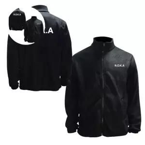 밀리터리 블랙 기모 겨울 후리스 집업 ROKA