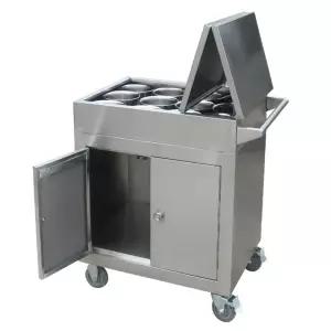 업소용 소스통 카트 양념통 식당 주방 평면형 서빙 양념장