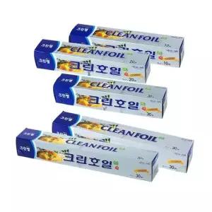 TBZ 크린 재활용 알루미늄 호일 25cmX10m 삼겹살불판