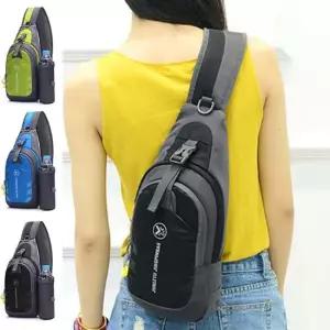 남녀공용 슬링백 등산백 힙색 물병 포켓 가방 커플 힙색