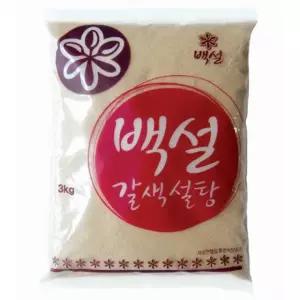 백설 황설탕 3Kg