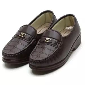 [무료배송] 미들굽 깔끔로퍼 엄마 할머니 신발 컴포트화 단화