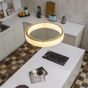 LED 버블 D형 1단 파이520mm 양면 팬던트 조명 50W 전구색 식탁