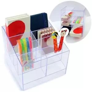 [생활] 아크릴 화장품 정리함 다용도정리함 메이크업 상품진열 칸막이
