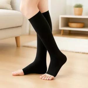 서포팅 오픈토 종아리 압박밴드 다리 붓기 압박스타킹