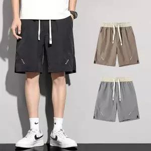 [에이치플러스몰]TBZ 나일론5부팬츠 남자반바지 바스락 여름바지 버뮤다 숏