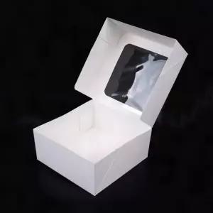 포장봉투 쇼핑백 선물케이스 뚜껑 투명창 접이식 선물박스 일체형