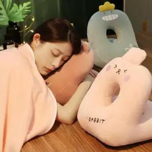 귀여운 동물 낮잠 쿠션 베개 캐릭터 사무실 학생